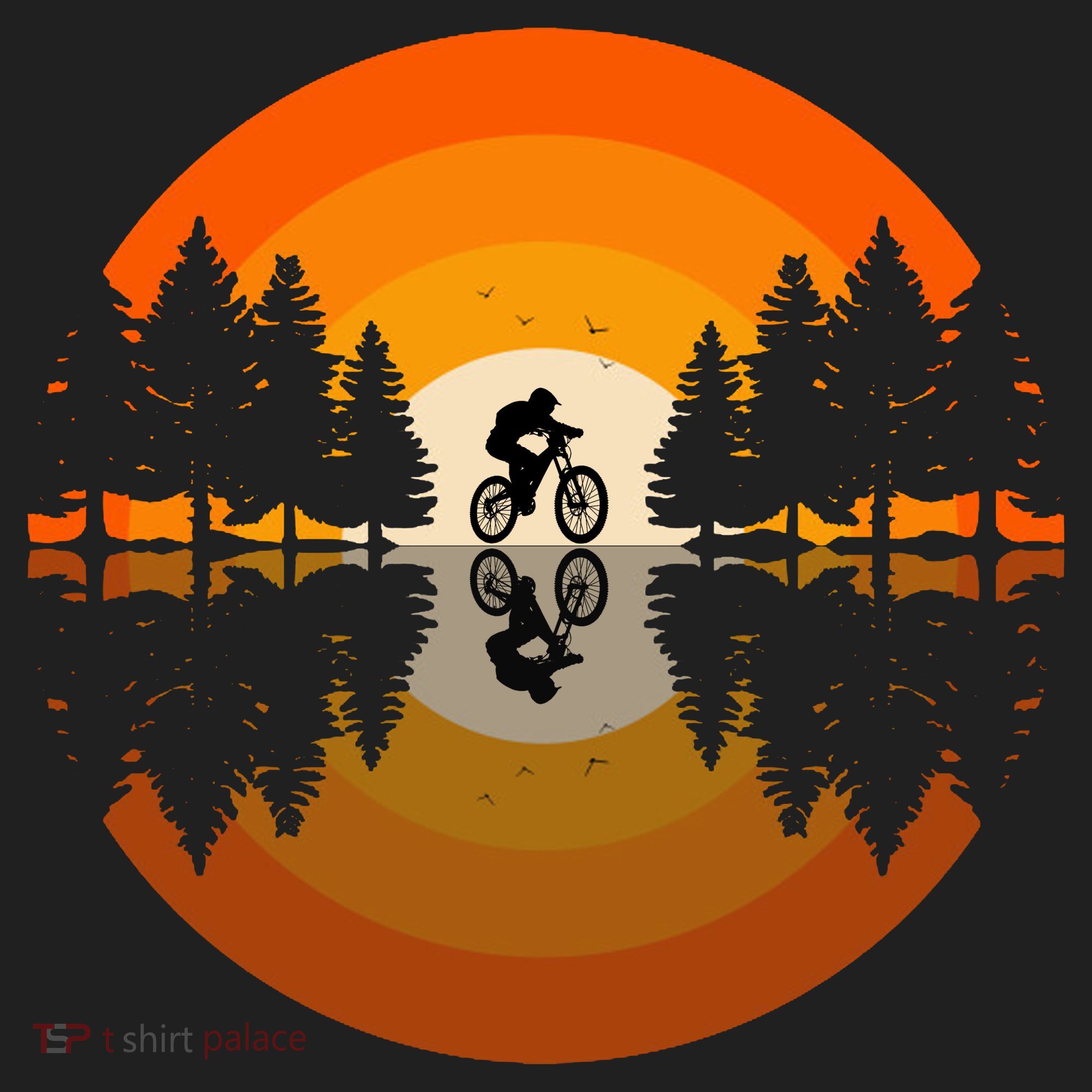 Sunset Retro Mountain Bike Sunset Retro Beanie