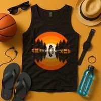 Sunset Retro Mountain Bike Sunset Retro Tank Top thumb 4
