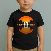 Sunset Retro Mountain Bike Sunset Retro Toddler T-Shirt thumb 2