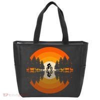 Sunset Retro Mountain Bike Sunset Retro Tote Bag thumb 0