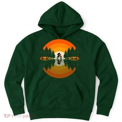 Sunset Retro Mountain Bike Sunset Retro Hoodie