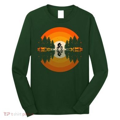 Sunset Retro Mountain Bike Sunset Retro Long Sleeve Shirt