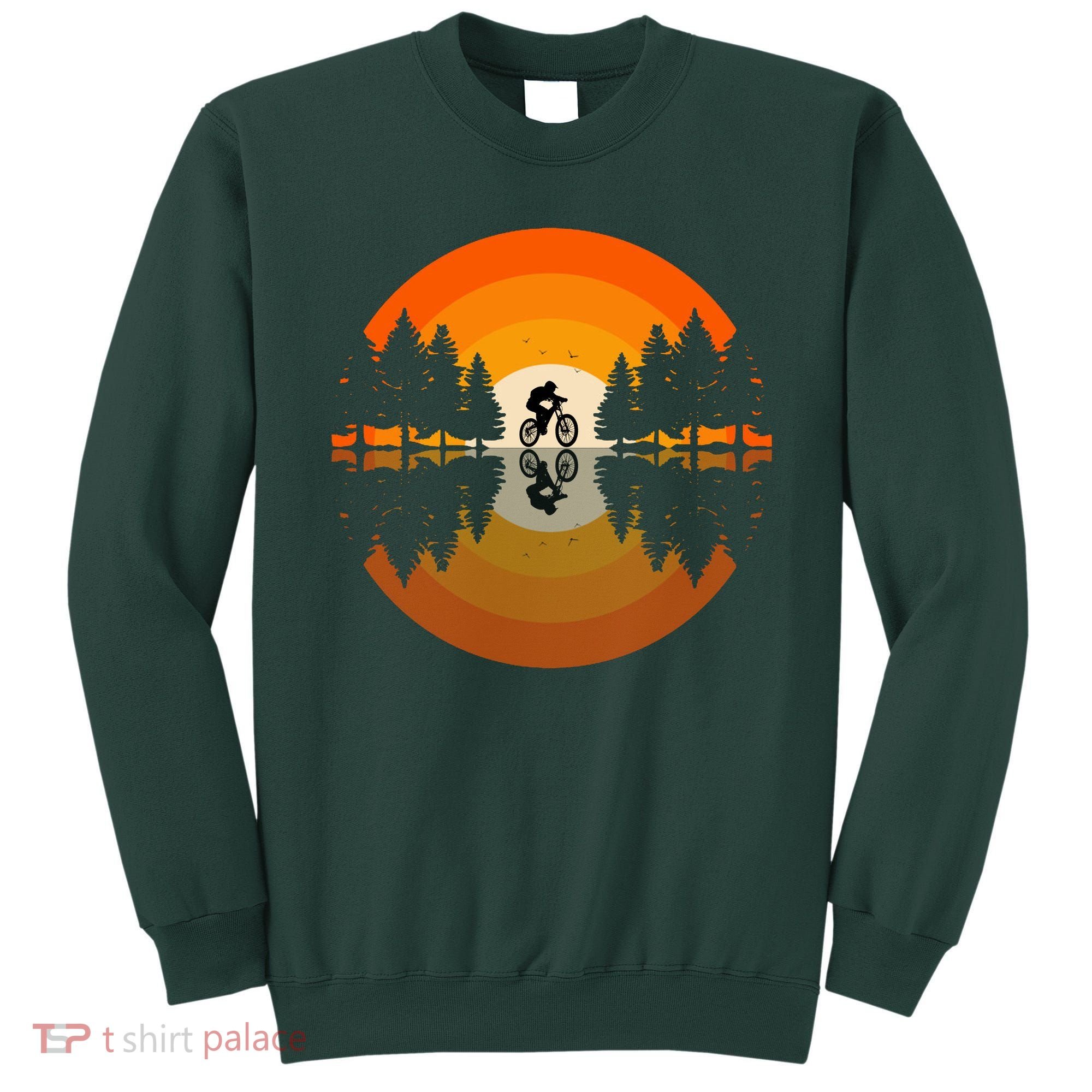 Sunset Retro Mountain Bike Sunset Retro Sweatshirt