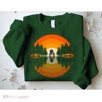 Sunset Retro Mountain Bike Sunset Retro Sweatshirt thumb 2