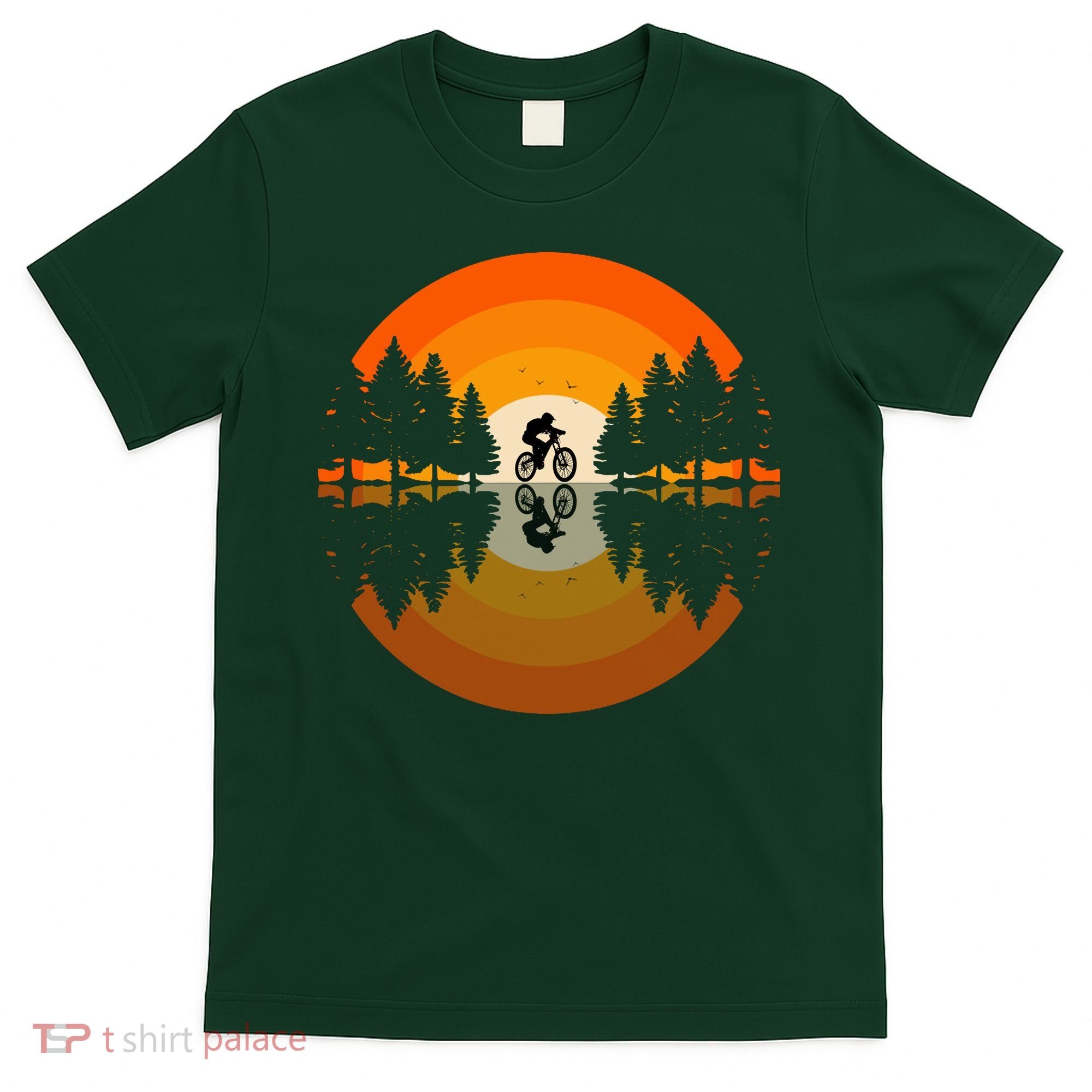 Sunset Retro Mountain Bike Sunset Retro T-Shirt