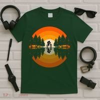 Sunset Retro Mountain Bike Sunset Retro T-Shirt thumb 5