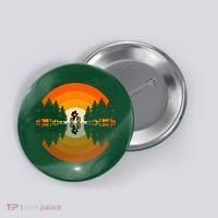 Sunset Retro Mountain Bike Sunset Retro Button thumb 0