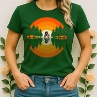 Sunset Retro Mountain Bike Sunset Retro Women's T-Shirt thumb 2