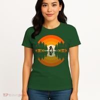 Sunset Retro Mountain Bike Sunset Retro Women's T-Shirt thumb 4
