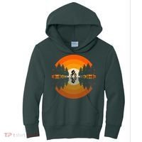 Sunset Retro Mountain Bike Sunset Retro Kids Hoodie thumb 0