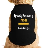Speedy Recovery Mode Loading Get Well Soon Feel Better Doggie Tank thumb 0