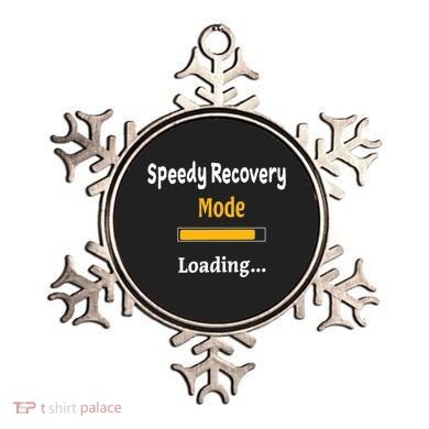 Speedy Recovery Mode Loading Get Well Soon Feel Better Ornament