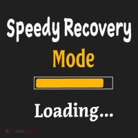 Speedy Recovery Mode Loading Get Well Soon Feel Better Golf Towel thumb 3