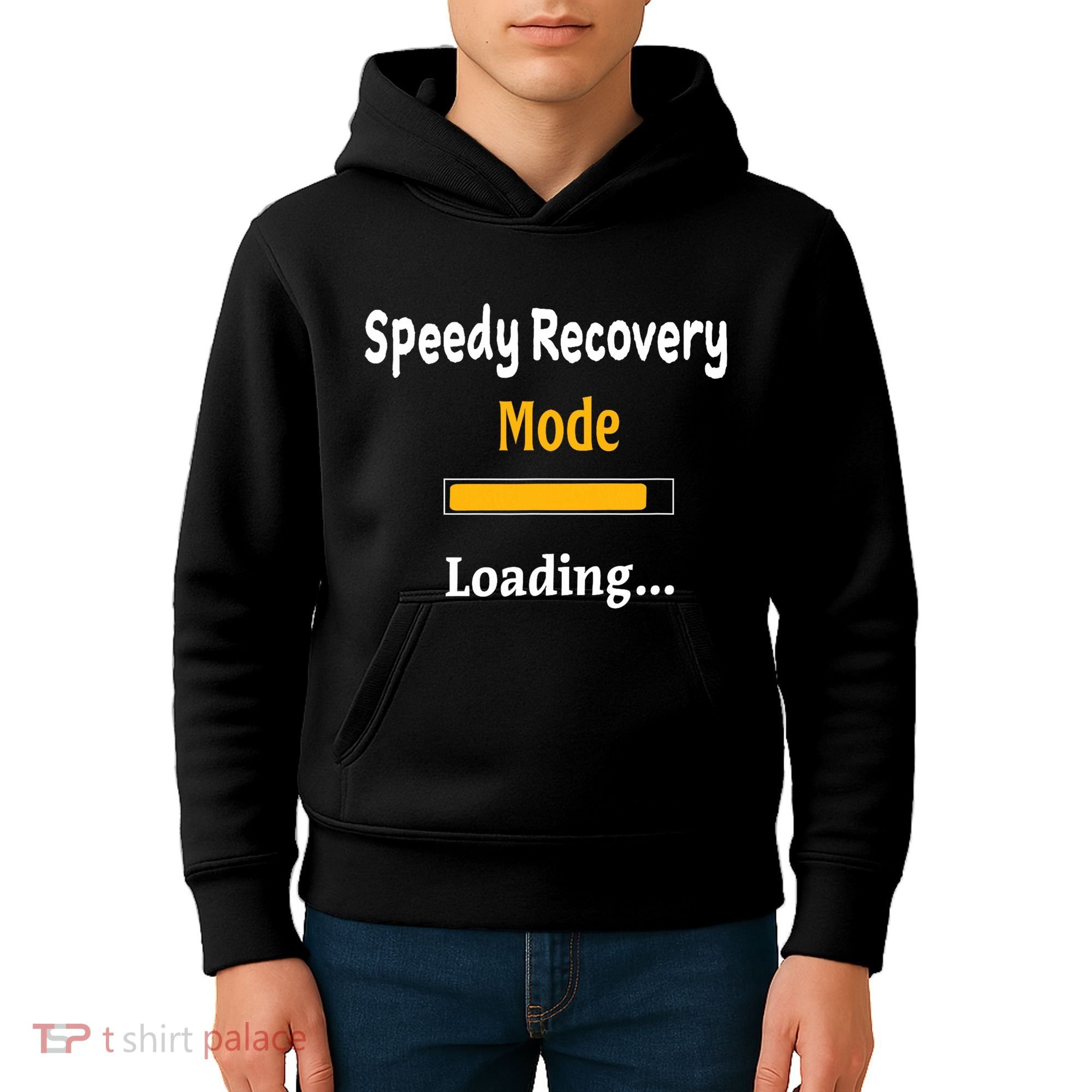 Speedy Recovery Mode Loading Get Well Soon Feel Better Kids Hoodie