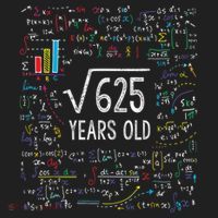 Square Root Of 625 25th Birthday 25 Year Old Gifts Math Bday Hat thumb 2