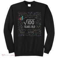 Square Root Of 100 10th Birthday 10 Year Old Gifts Math Bday Sweatshirt thumb 0