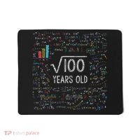 Square Root Of 100 10th Birthday 10 Year Old Gifts Math Bday Mousepad thumb 0