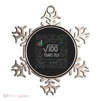 Square Root Of 100 10th Birthday 10 Year Old Gifts Math Bday Ornament thumb 0
