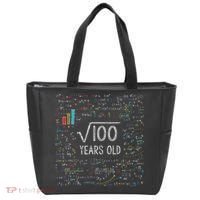 Square Root Of 100 10th Birthday 10 Year Old Gifts Math Bday Tote Bag thumb 0