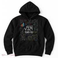 Square Root Of 324 18th Birthday 18 Year Old Gifts Math Bday Hoodie thumb 0