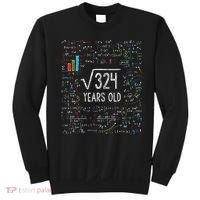 Square Root Of 324 18th Birthday 18 Year Old Gifts Math Bday Sweatshirt thumb 0