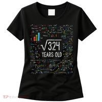 Square Root Of 324 18th Birthday 18 Year Old Gifts Math Bday Women's T-Shirt thumb 0