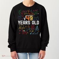 Square Root Of 49 7th Birthday 7 Years Old Birthday Women's Sweatshirt thumb 0