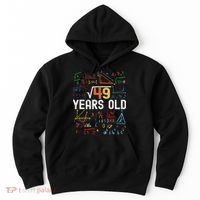Square Root Of 49 7th Birthday 7 Years Old Birthday Hoodie thumb 0