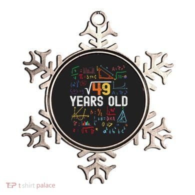 Square Root Of 49 7th Birthday 7 Years Old Birthday Ornament