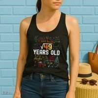 Square Root Of 49 7th Birthday 7 Years Old Birthday Women's Tank Top thumb 2
