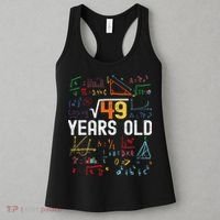 Square Root Of 49 7th Birthday 7 Years Old Birthday Women's Tank Top thumb 3