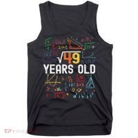 Square Root Of 49 7th Birthday 7 Years Old Birthday Tank Top thumb 0