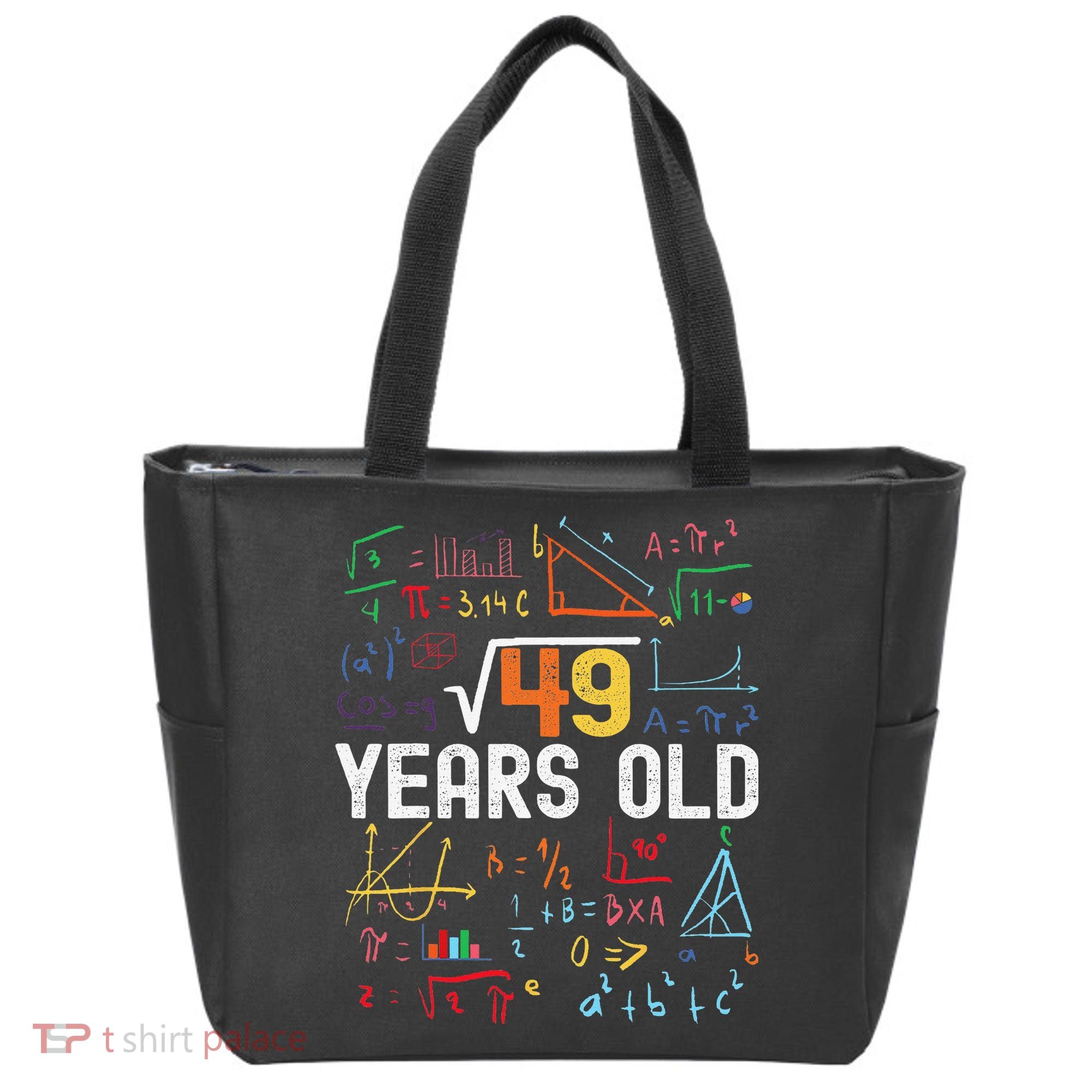 Square Root Of 49 7th Birthday 7 Years Old Birthday Tote Bag