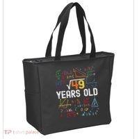 Square Root Of 49 7th Birthday 7 Years Old Birthday Tote Bag thumb 2
