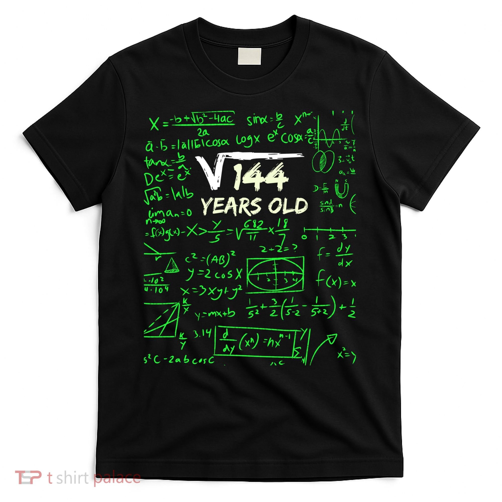 Square Root Of 144 12th Birthday 12 Years Old Gift Cool Gift T-Shirt