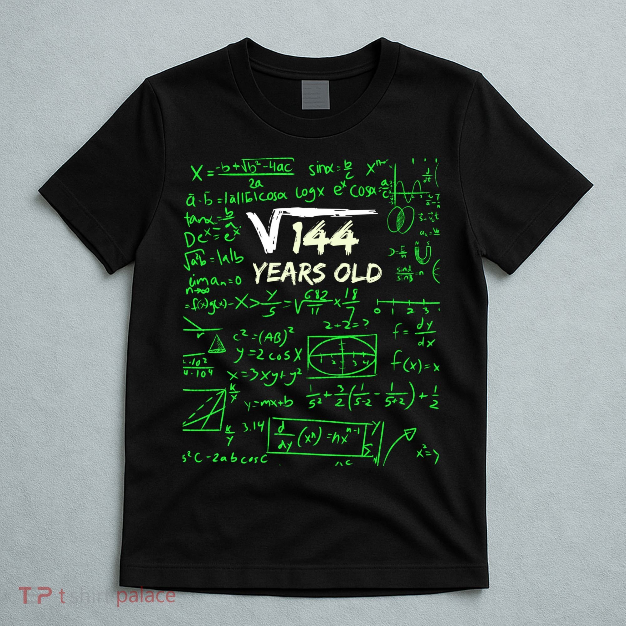 Square Root Of 144 12th Birthday 12 Years Old Gift Cool Gift T-Shirt