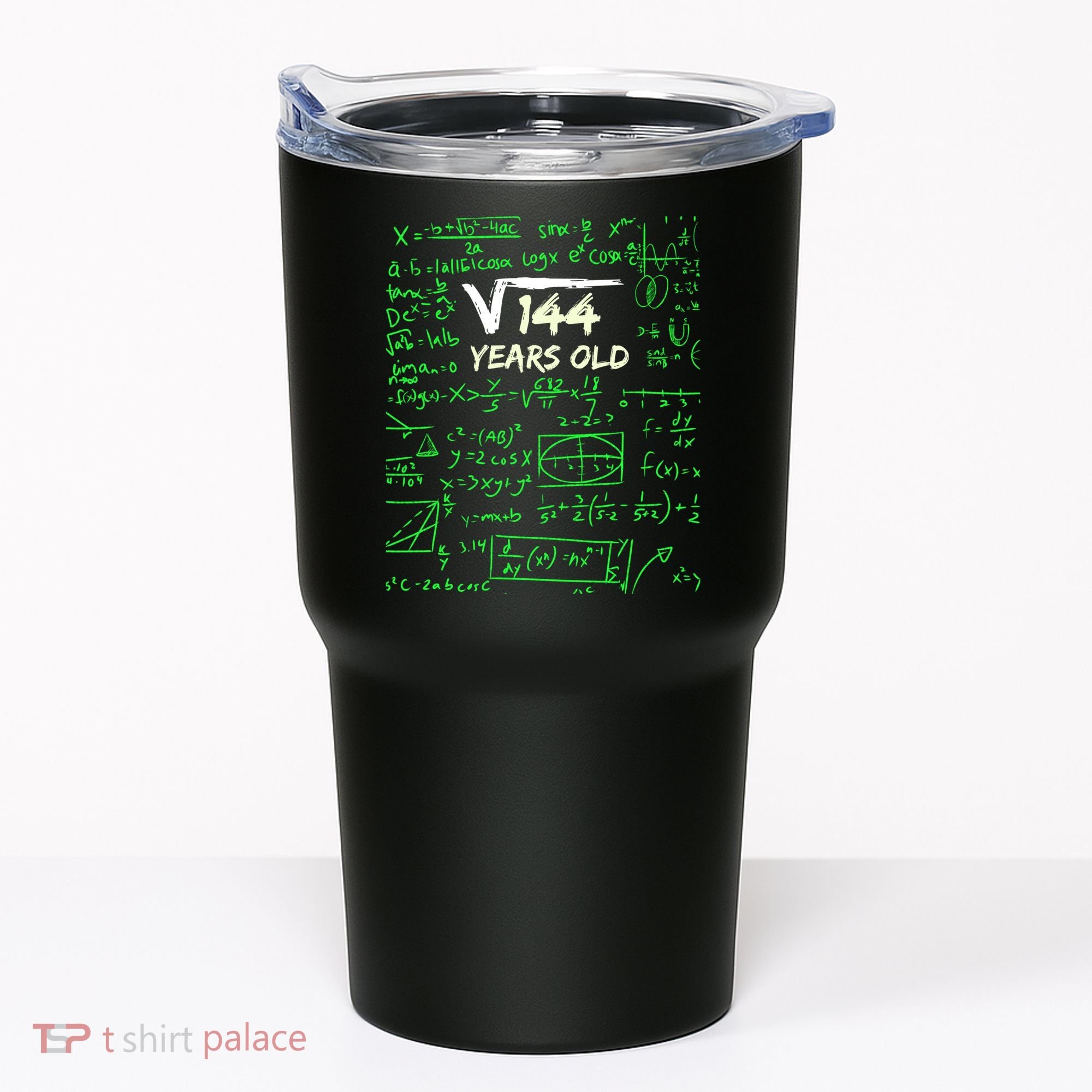 Square Root Of 144 12th Birthday 12 Years Old Gift Cool Gift Tumbler