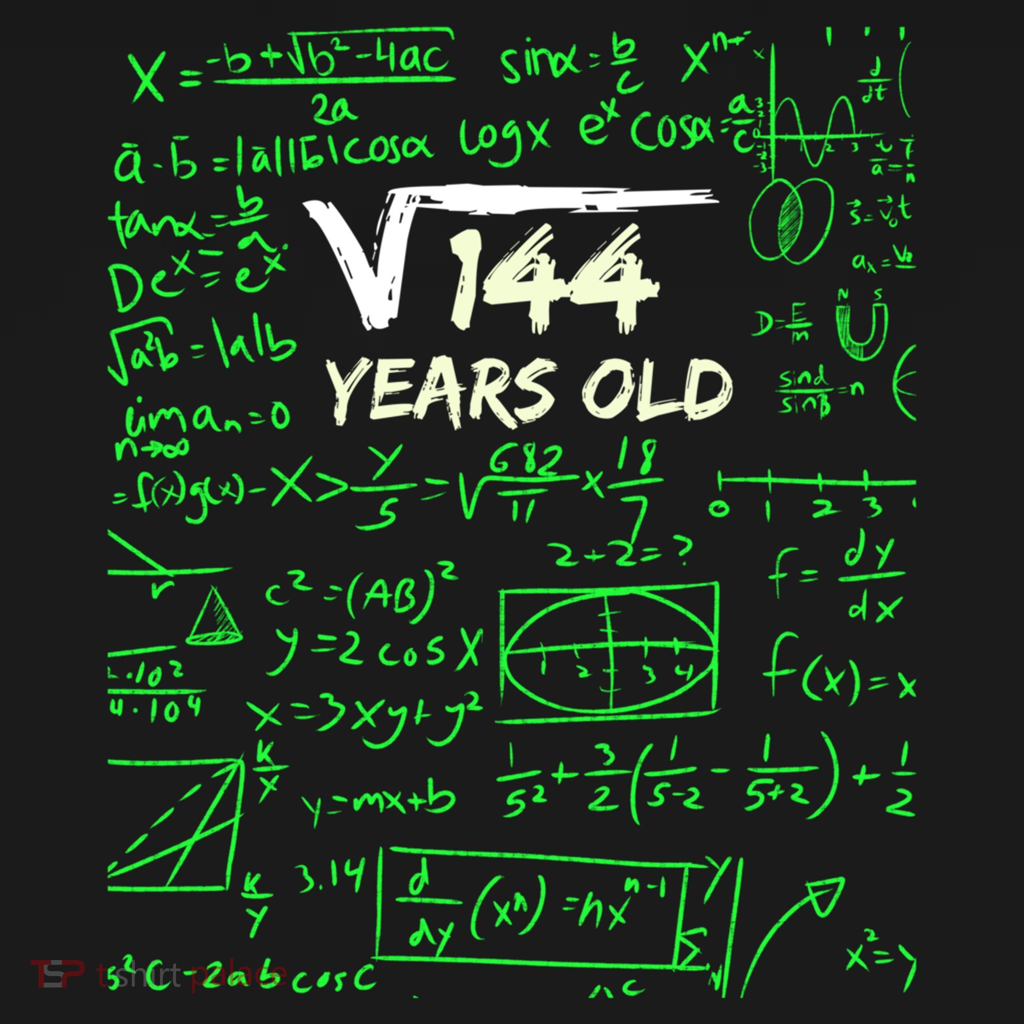 Square Root Of 144 12th Birthday 12 Years Old Gift Cool Gift Women's Tank Top