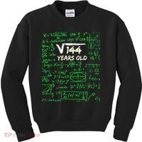 Square Root Of 144 12th Birthday 12 Years Old Gift Cool Gift Kids Sweatshirt thumb 0