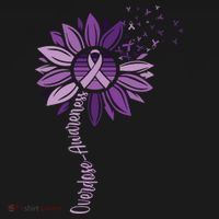 Sunflower Ribbons Overdose Awareness Coaster thumb 2