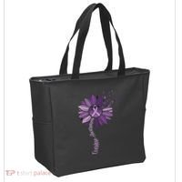 Sunflower Ribbons Overdose Awareness Tote Bag thumb 2