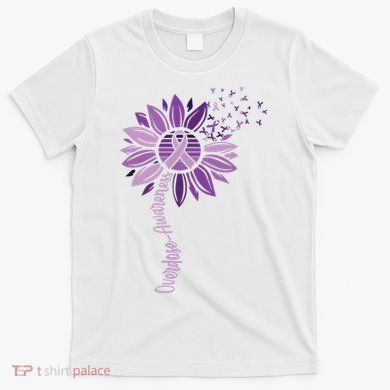 Sunflower Ribbons Overdose Awareness T-Shirt