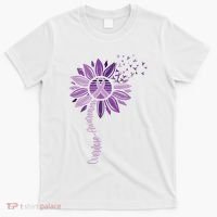 Sunflower Ribbons Overdose Awareness T-Shirt thumb 0