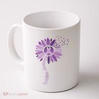 Sunflower Ribbons Overdose Awareness Coffee Mug thumb 0