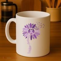 Sunflower Ribbons Overdose Awareness Coffee Mug thumb 4