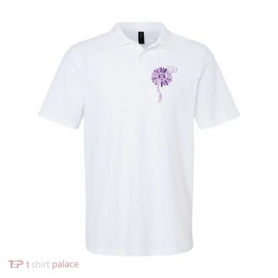 Sunflower Ribbons Overdose Awareness Polo