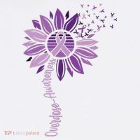 Sunflower Ribbons Overdose Awareness Mousepad thumb 1
