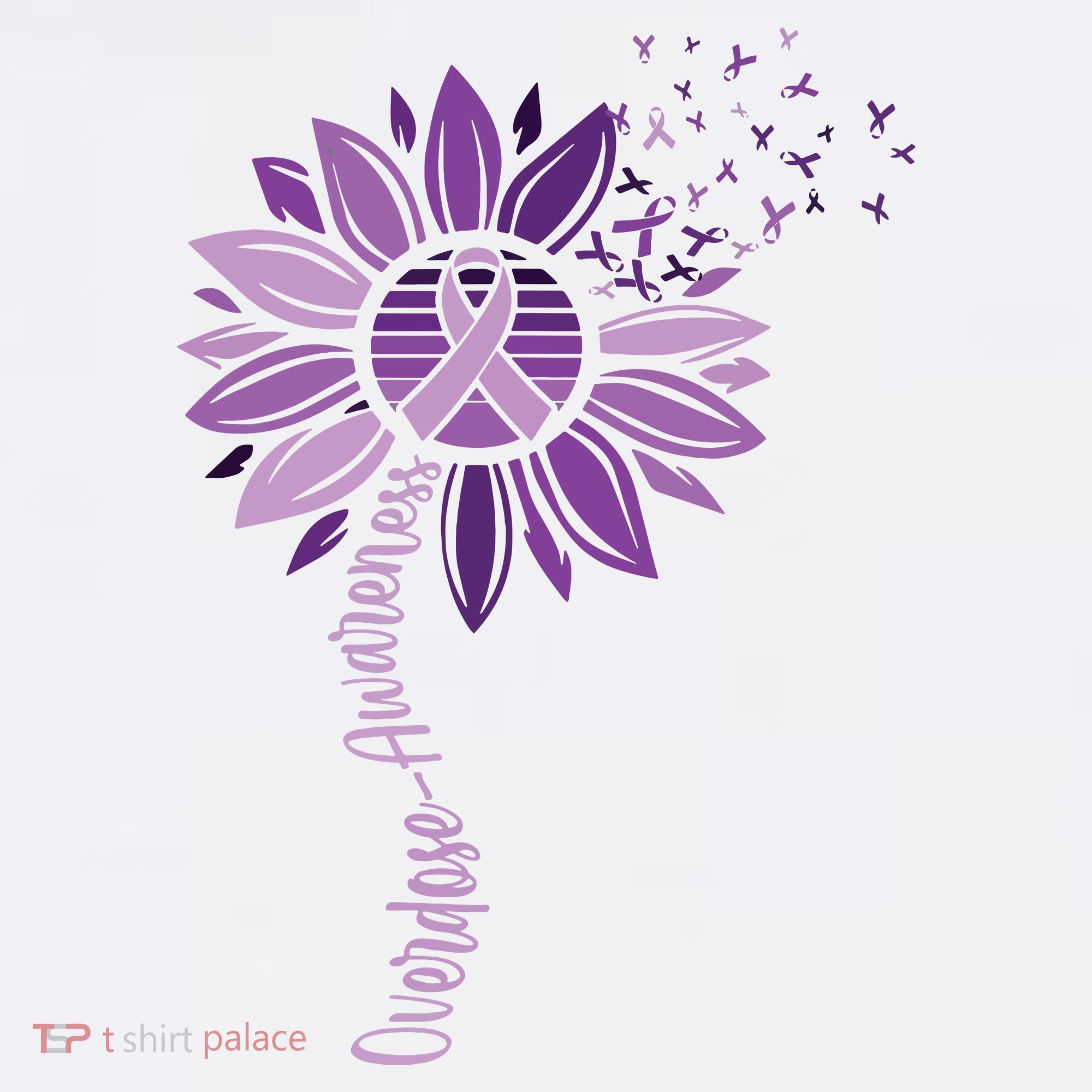 Sunflower Ribbons Overdose Awareness Women's Tank Top
