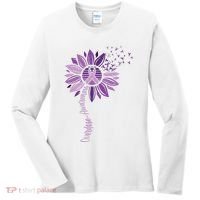 Sunflower Ribbons Overdose Awareness Women's Long Sleeve Shirt thumb 0