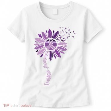 Sunflower Ribbons Overdose Awareness Women's T-Shirt